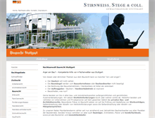 Tablet Screenshot of baurecht-stuttgart.info